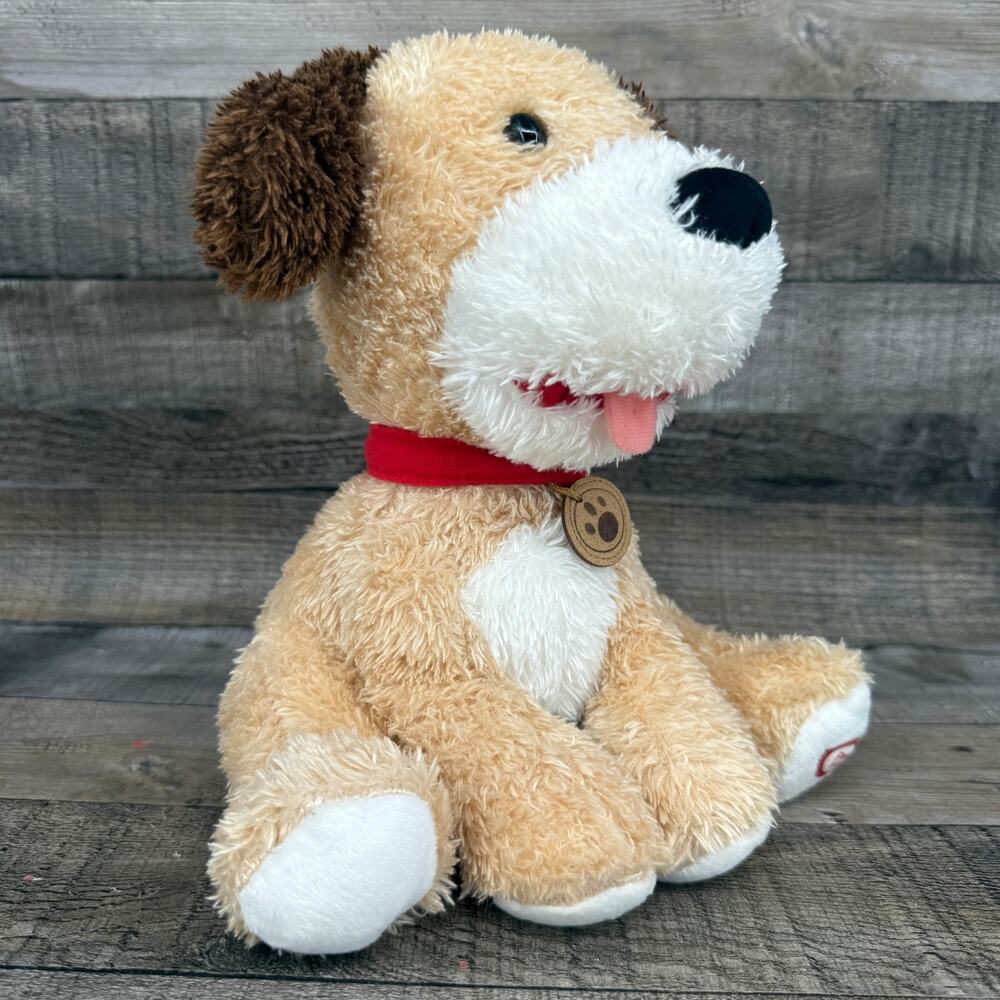 Dog Plush Animated Brown Talking Cocker Spaniel Puppy Hallmark Toy Works